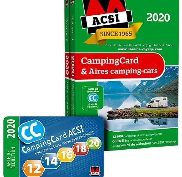 Les guides ACSI Campings & Aires de service sont disponibles en concession !