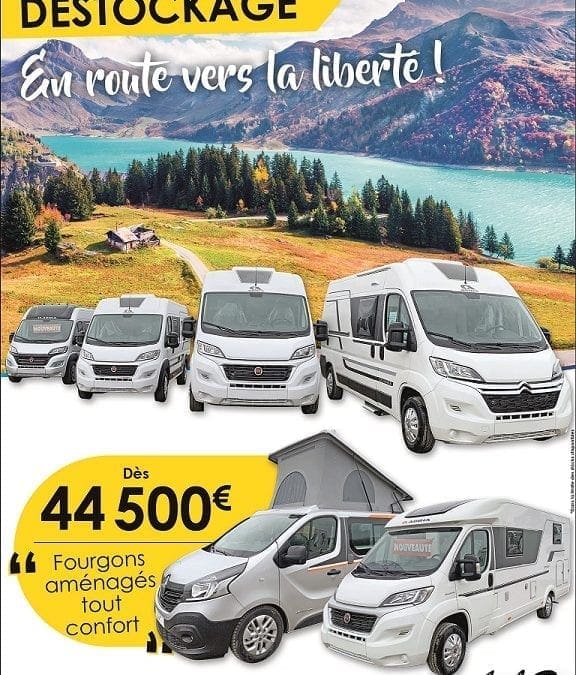Grand déstockage sur tous les vans ADRIA en stock